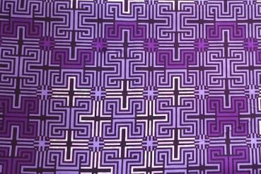 BEAUTY PURPLE Afrikanischer Wax Print Stoff